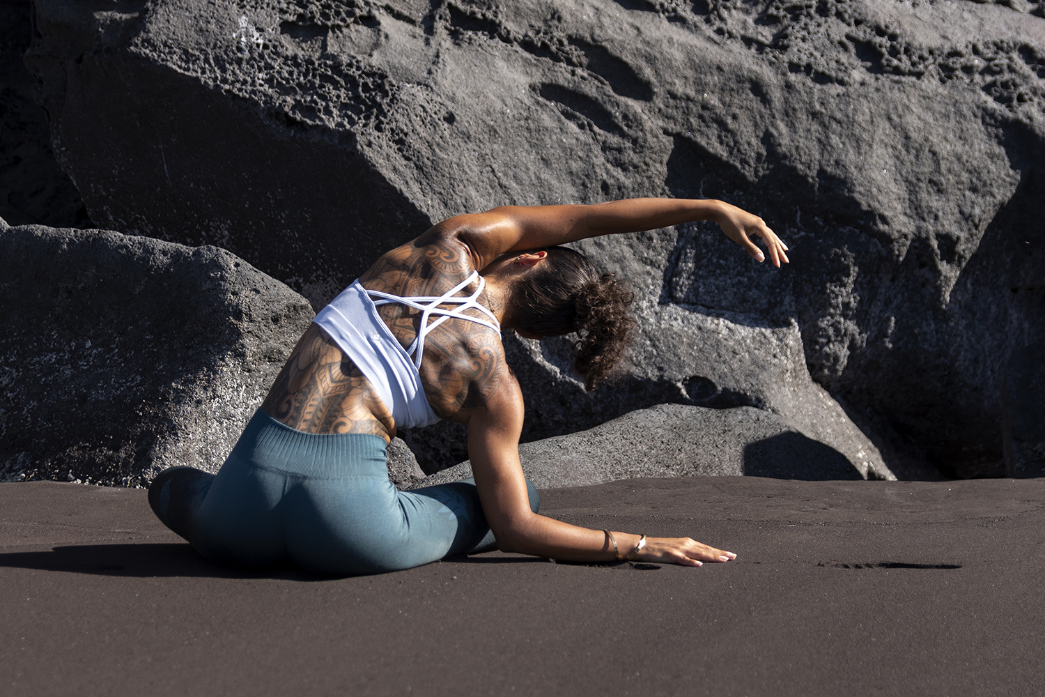 Shooting bien-être réalisé par Aurélie Rivière, photographe professionnelle à l'Ile de la Réunion