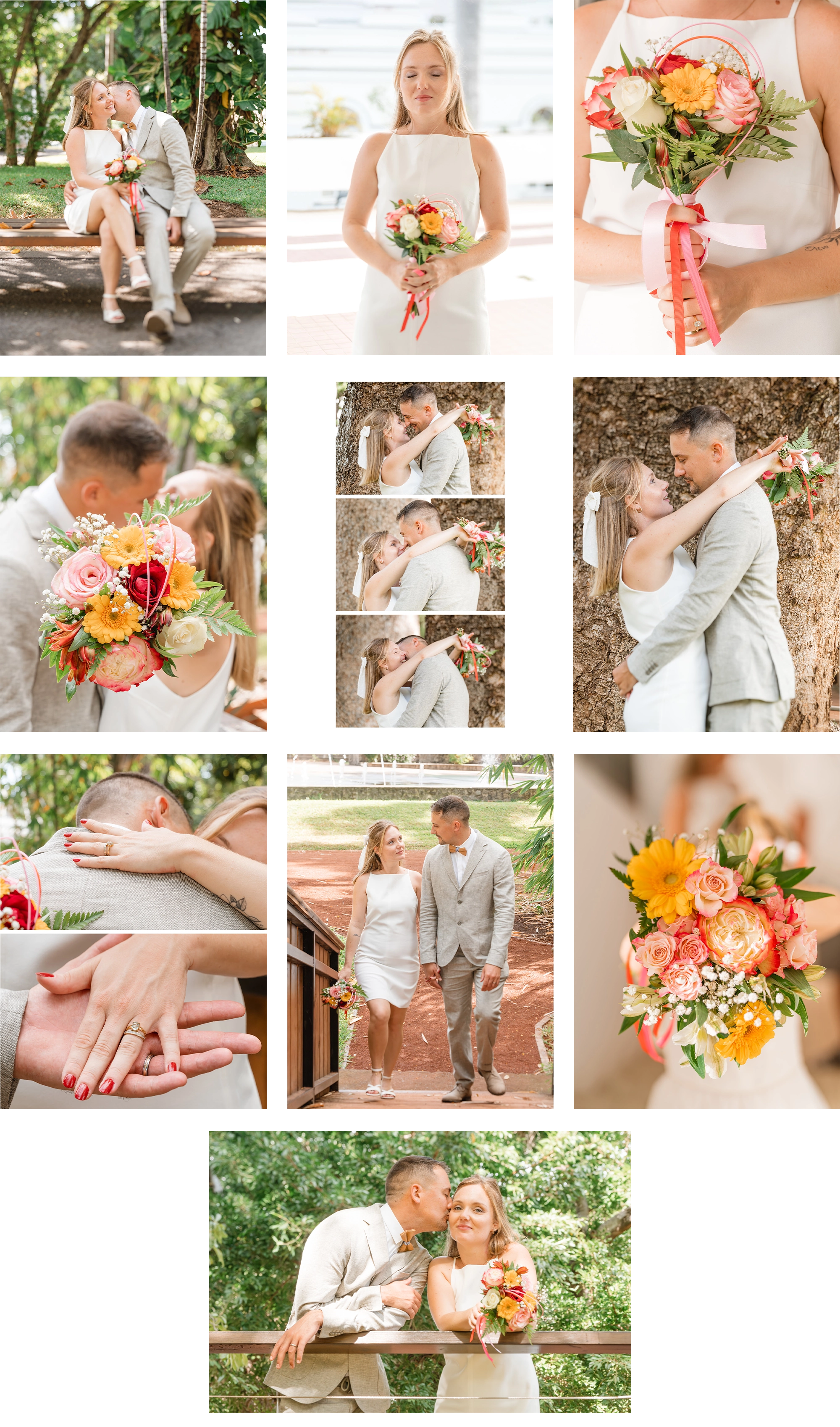 Portrait de mariage par Aurélie Rivière, photographe professionnelle à l'Ile de la Réunion