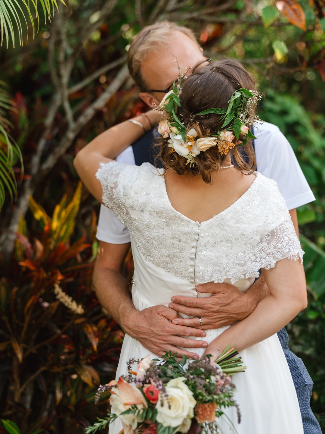 Portrait de mariage par Aurélie Rivière, photographe professionnelle à l'Ile de la Réunion