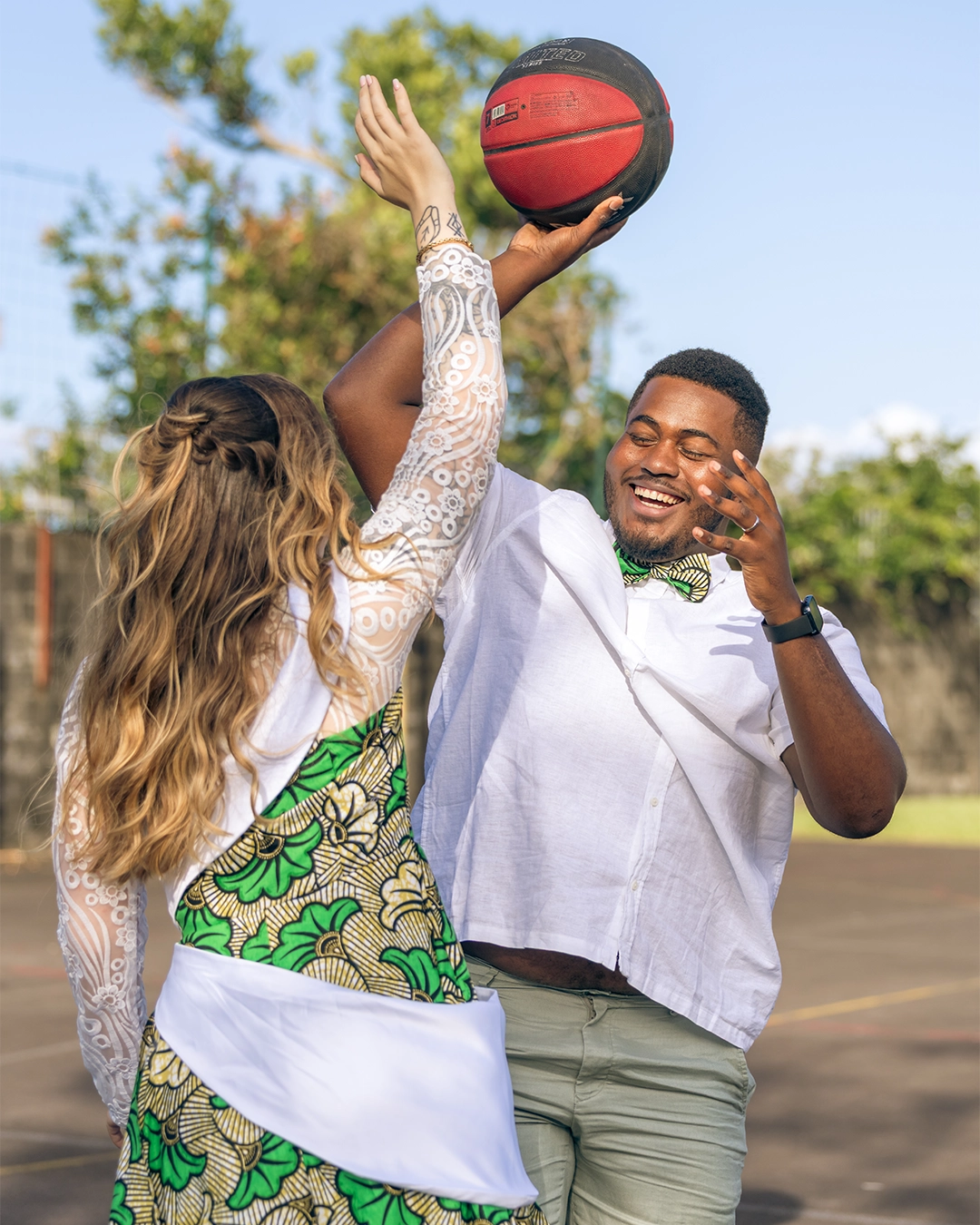Portrait de mariage par Aurélie Rivière, photographe professionnelle à l'Ile de la Réunion