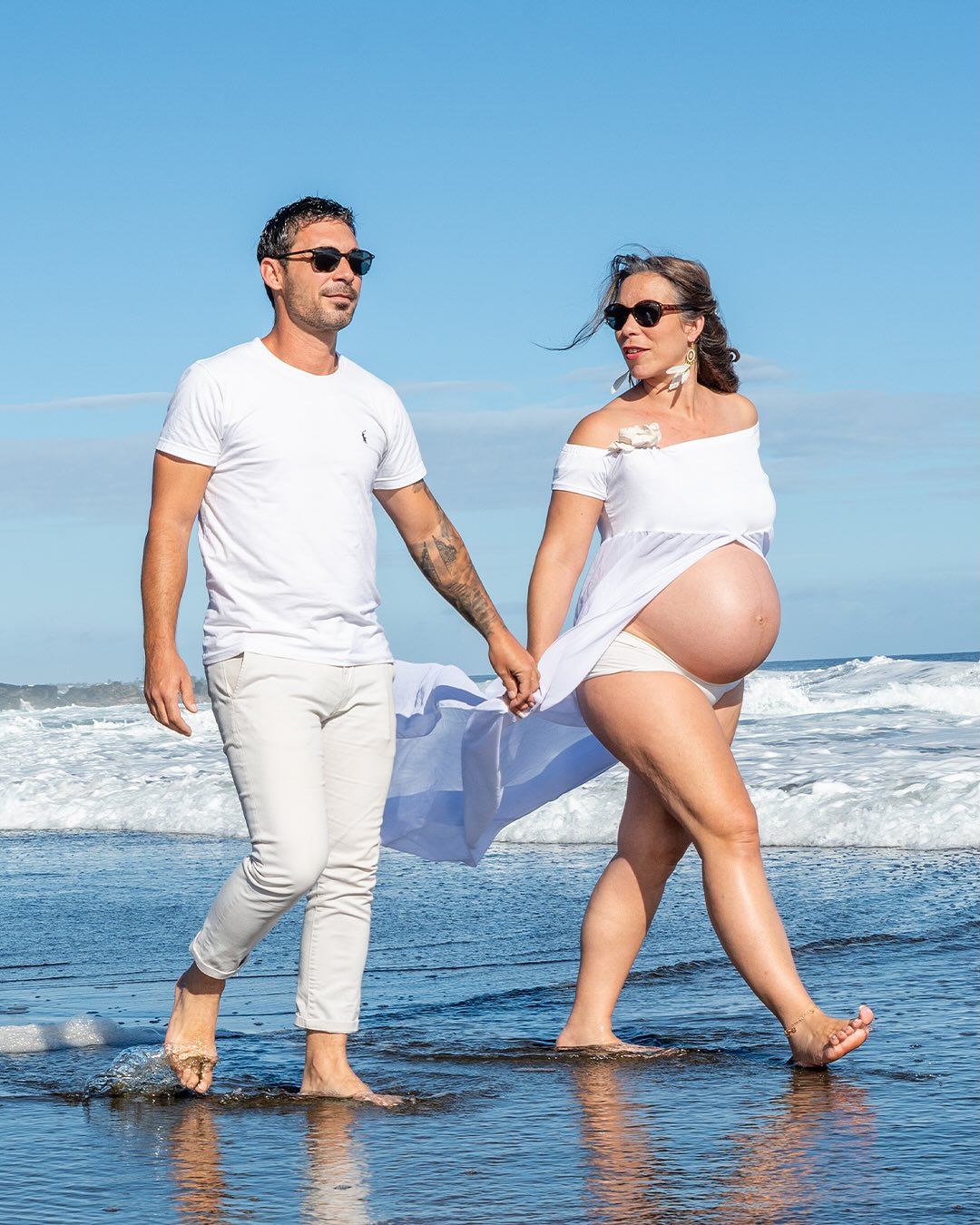 Shooting grossesse par Aurélie Rivière, photographe professionnelle à l'Ile de la Réunion