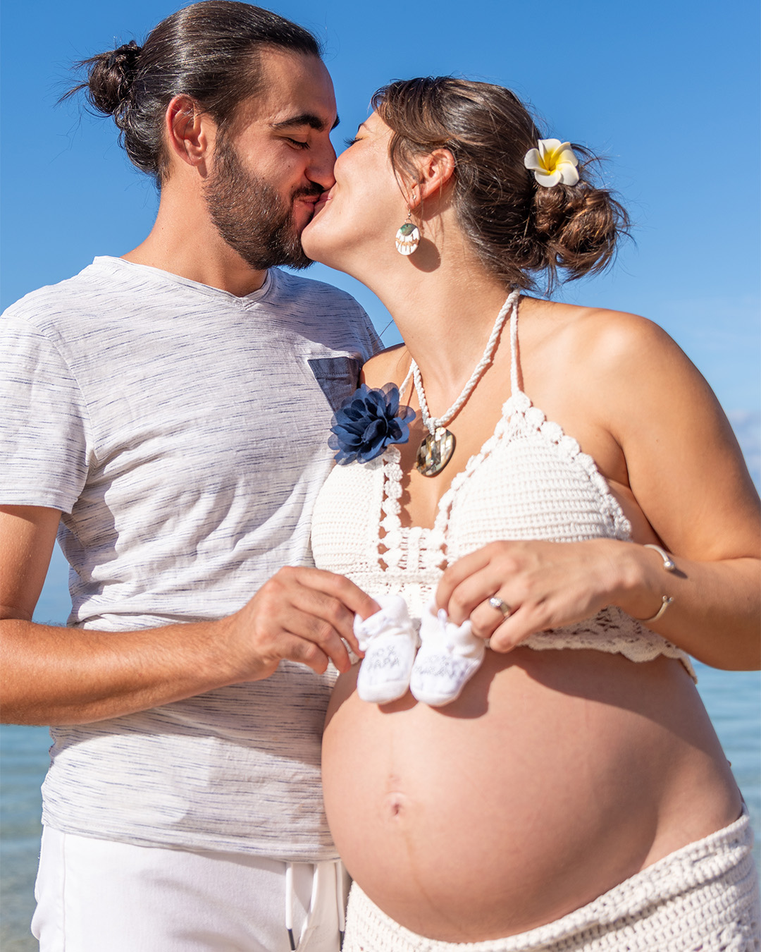Shooting grossesse par Aurélie Rivière, photographe professionnelle à l'Ile de la Réunion